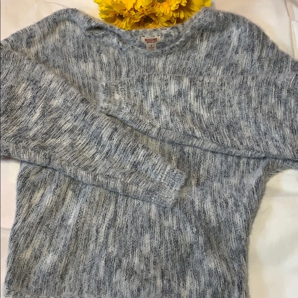 Mossimo Gray Soft Fuzzy Long Sleeve Sweater Top - Picture 5 of 8